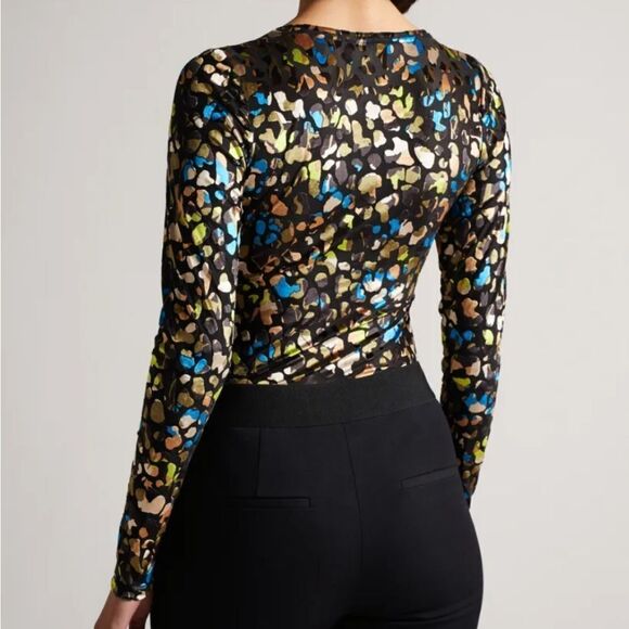 Ted Baker Joslynn Women's Devore Mesh Bodysuit - Picture 4 of 9